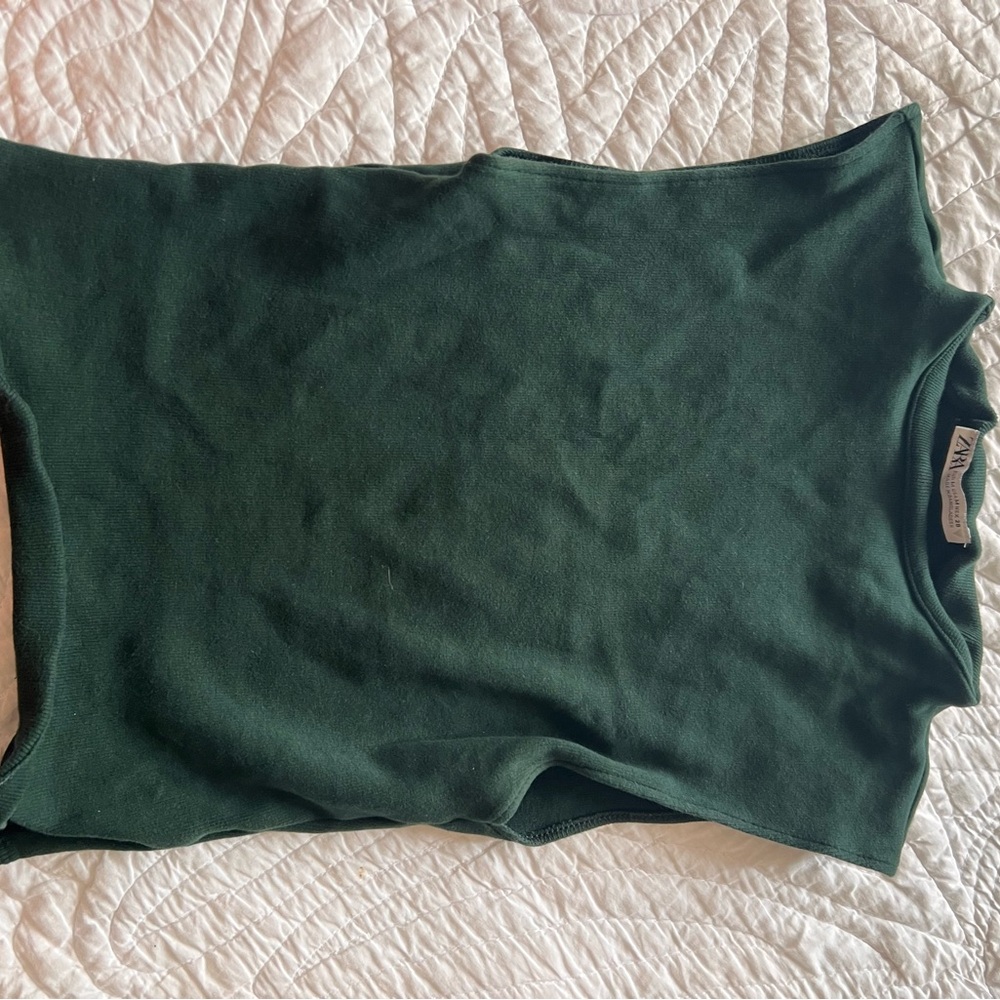 Green Sleeveless Top